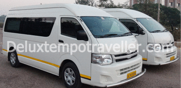 toyota hiace commuter luxury coach hire in delhi india